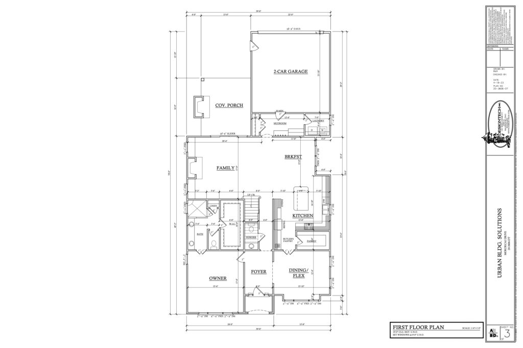 1402 Mordecai by Urban Building Solutions first floor plan