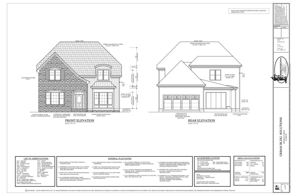 1402 Mordecai by Urban Building Solutions layout