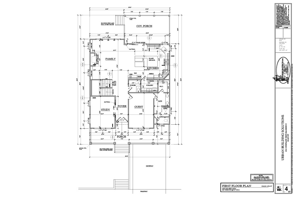 1511 Courtland Drive in Raleigh Custom Build by Urban Building Solutions