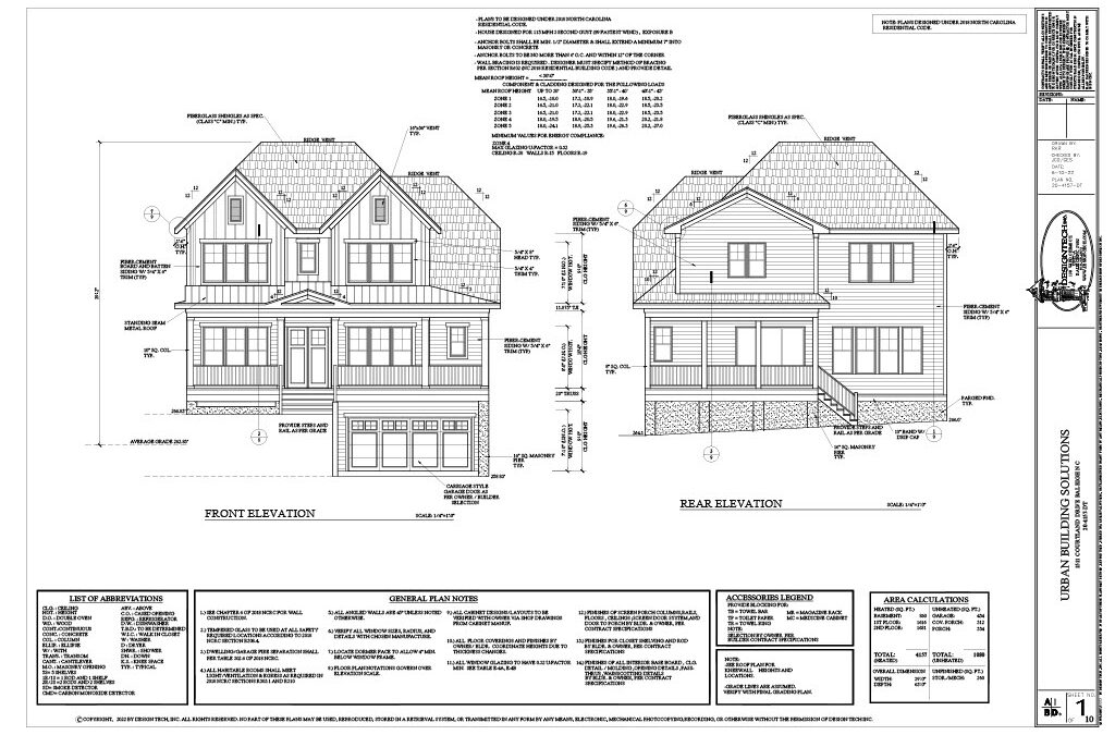 1511 Courtland Drive in Raleigh Custom Build by Urban Building Solutions