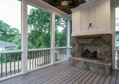 505 Harvey Street Custom Build by Urban Building Solutions screened porch