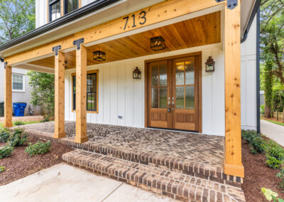 713 Mial Street Raleigh Custom Design by Urban Building Solutions Front Door