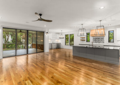 713 Mial Street Raleigh Custom Design by Urban Building Solutions Kitchen + Living
