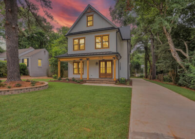 713 Mial Street Raleigh Custom Design by Urban Building Solutions Twilight 2