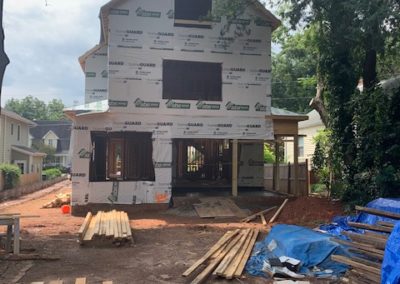 209 Georgetown Road in Raleigh - Custom Home Construction by Urban Building Solutions - August 2020 Progress