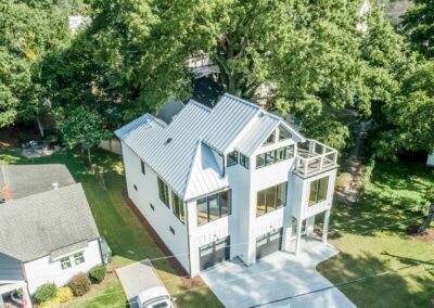 227 Georgetown Road Raleigh NC 27608 Built by Urban Building Solutions Aerial View