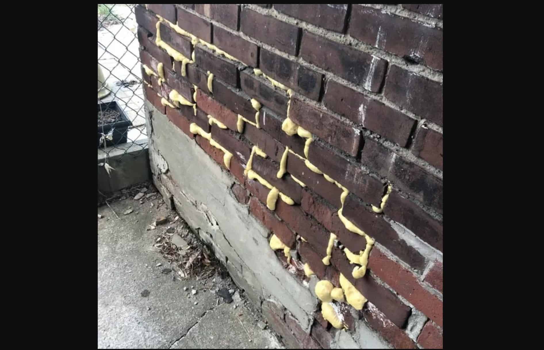 Spray foam bricks fail