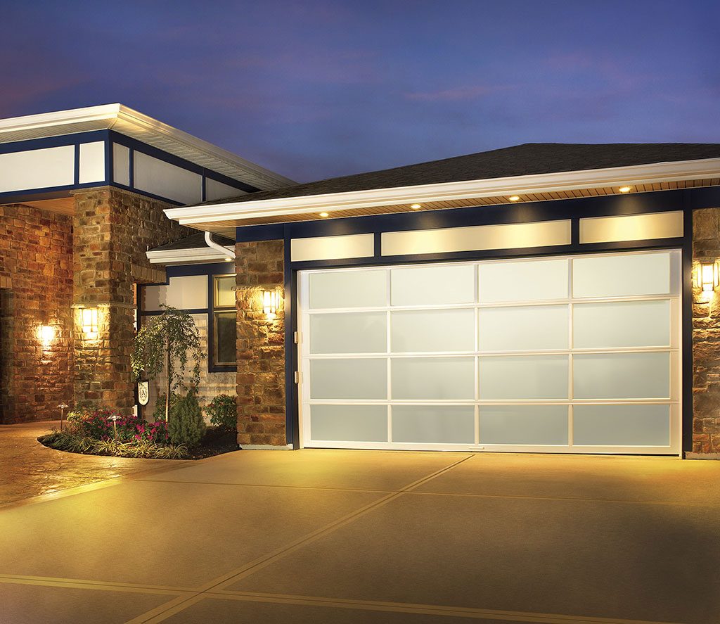 Backlit Garage Doors